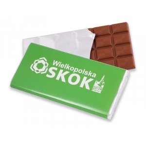 100 g chocolate in label