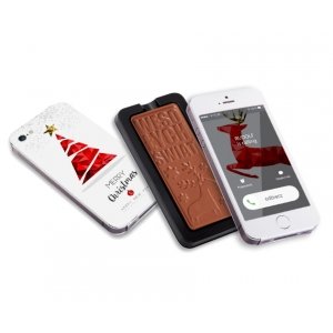 Czekoladowy smartfon - świąteczny