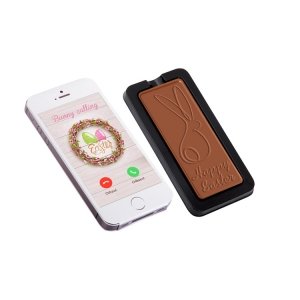 Chocolate smartphone easter