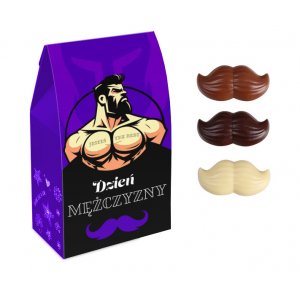 Maxi bag of chocolate mustaches