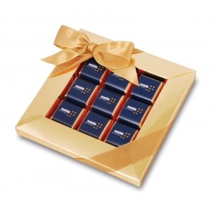 9 mini bars chocolate frame box