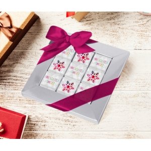 Christmas 9 square chocolates frame box