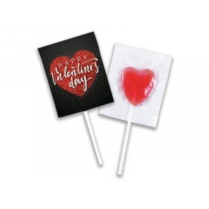 Valentine's day lollipops mini