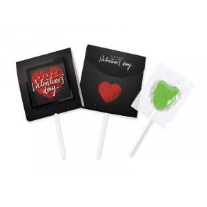 Valentine's day lollyboard lollipops