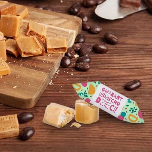 Promotional fudge candies