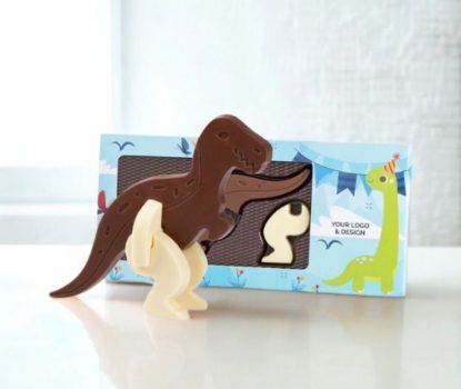 Czekoladowe puzzle dinozaur